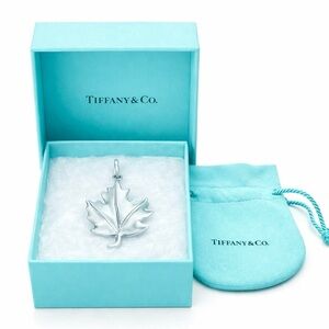 Tiffany & Co. Silver Maple leaf charm